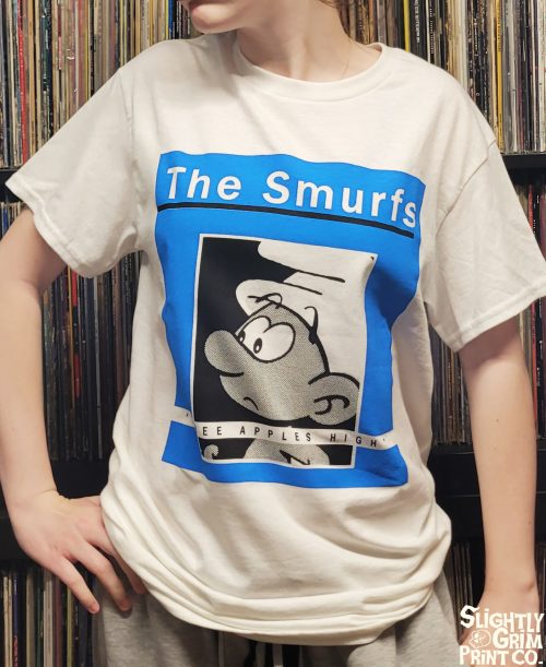 The Smurfs/Smiths shirt.