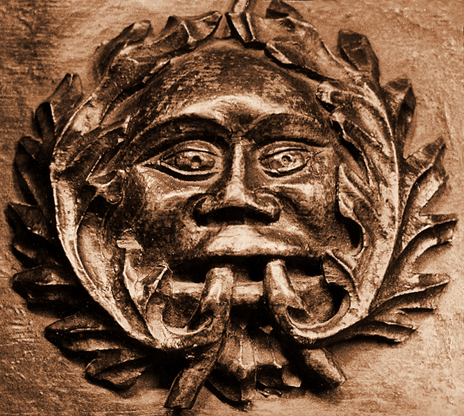 Green Man Misericord